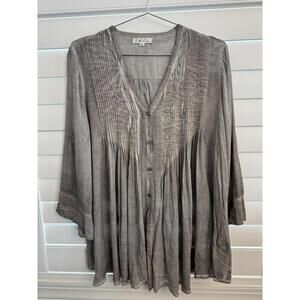On the road… grey tunic top size Small